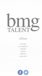 Mobile Screenshot of bmgtalent.com